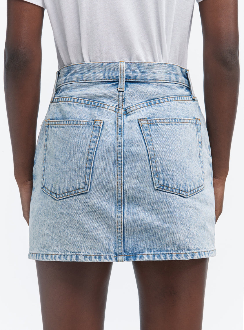 Denim Mini Skirt
