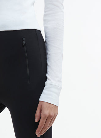 Crop Fitted Long Sleeve Tee