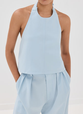 Backless Halter Top