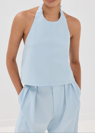 Backless Halter Top