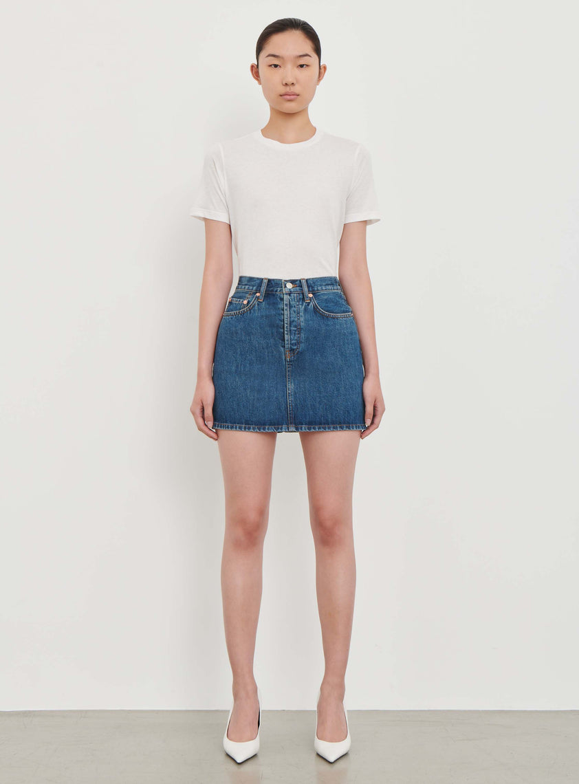 Denim Mini Skirt