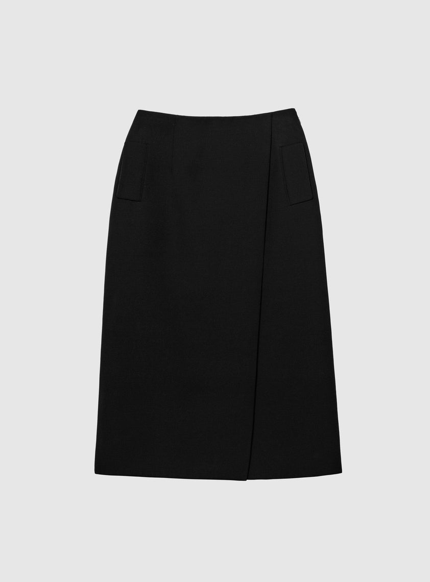 Wardrobe NYC Bottoms Black / IT 40 Skirt |W01 variant:color:black